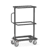 ESD-Beistellwagen mit und ohne Plattform, 821 x 455 x 1178 mm