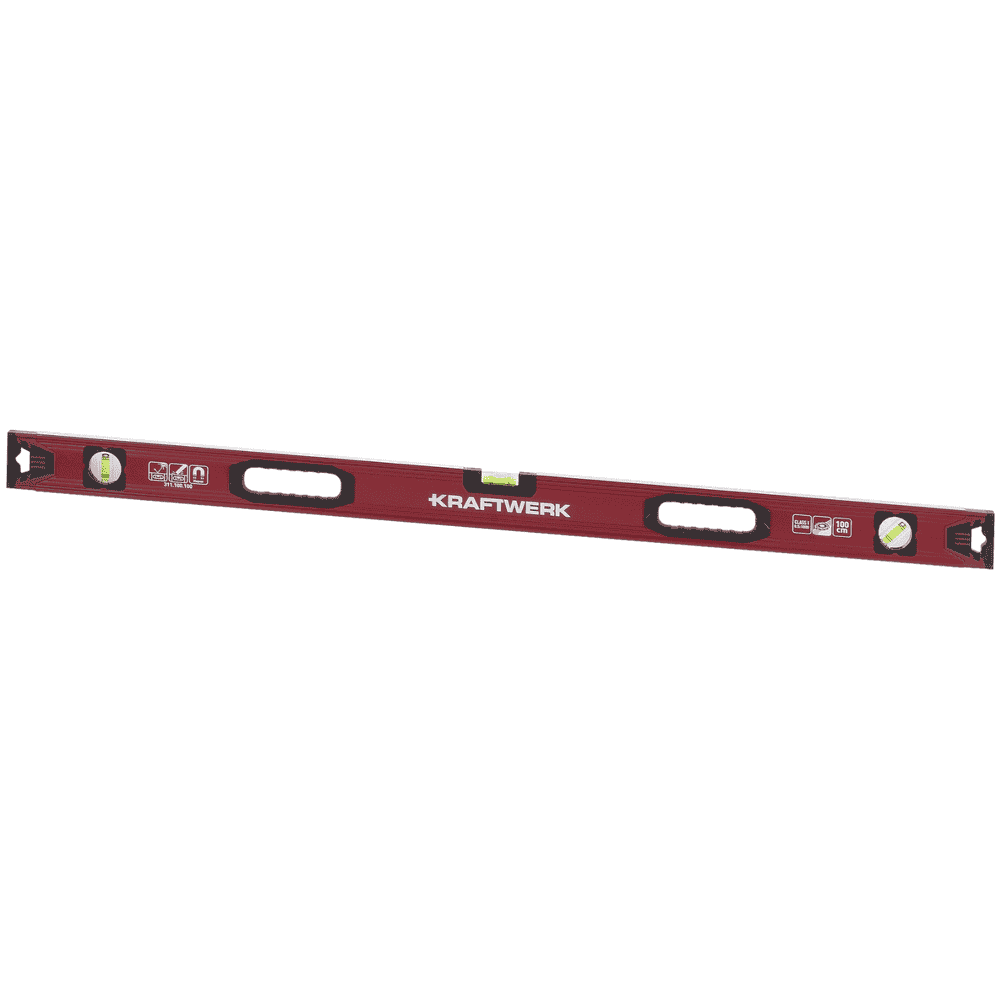 KRAFTWERK PRO LINE Magnetische Wasserwaage, 0.5 mm/m Toleranz, in 4 Grössen