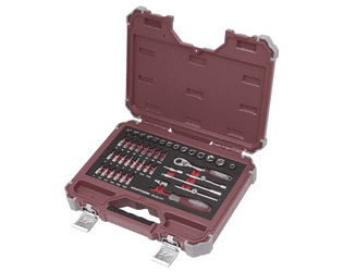 KRAFTWERK PRO LINE Steckschlüssel-Satz, 1/4", inkl. Werkzeug, 44-teilig