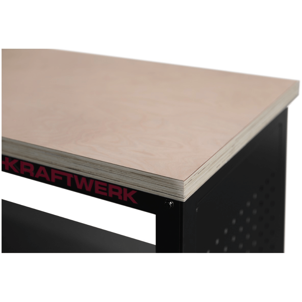 KRAFTWERK MOBILIO MODULAR Werkbank mit Ablageboden, höhenverstellbar, BxTxH 1829 x 610 x 760 mm