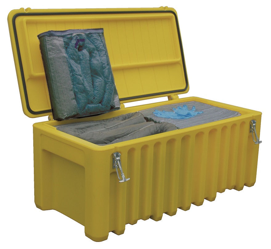 Grosse Cemsorb-Notfallbox Universal in gelber PE-Box 250 l