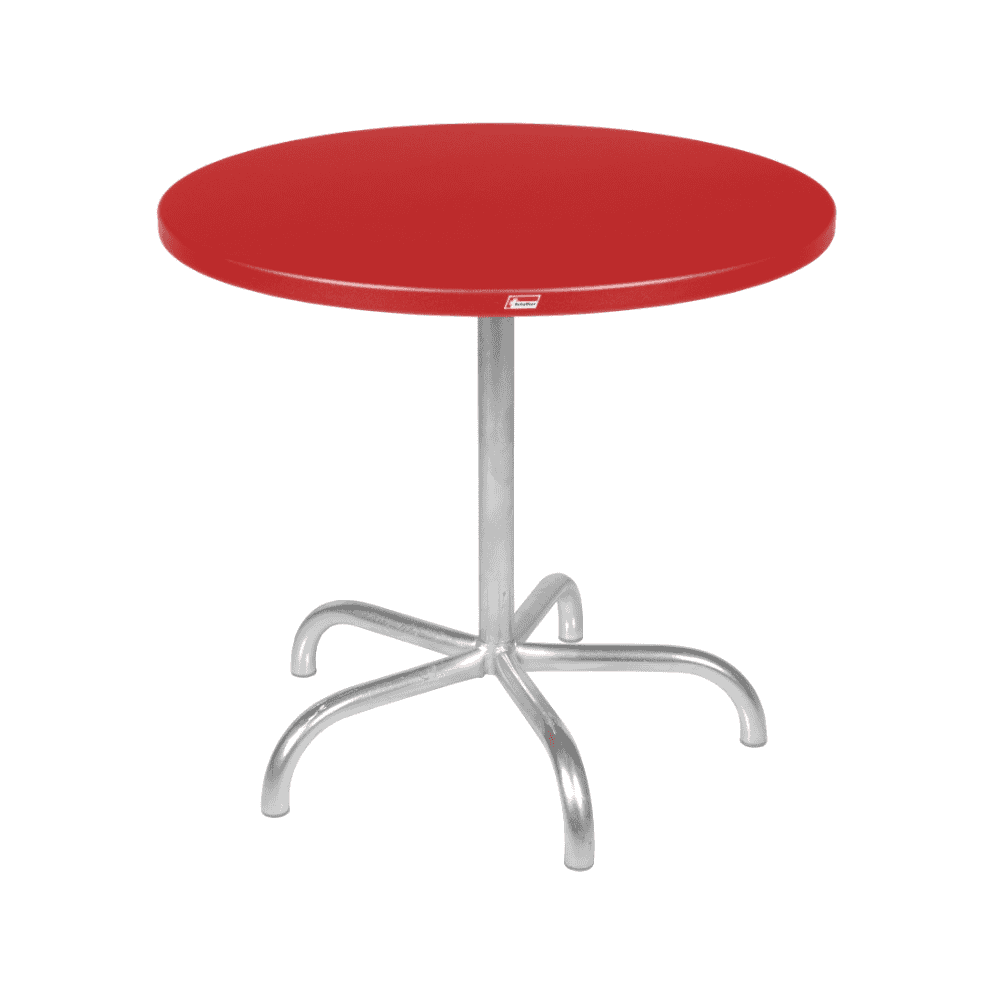 Schaffner table de jardin ronde Säntis, Ø 800 mm, en diverses couleurs