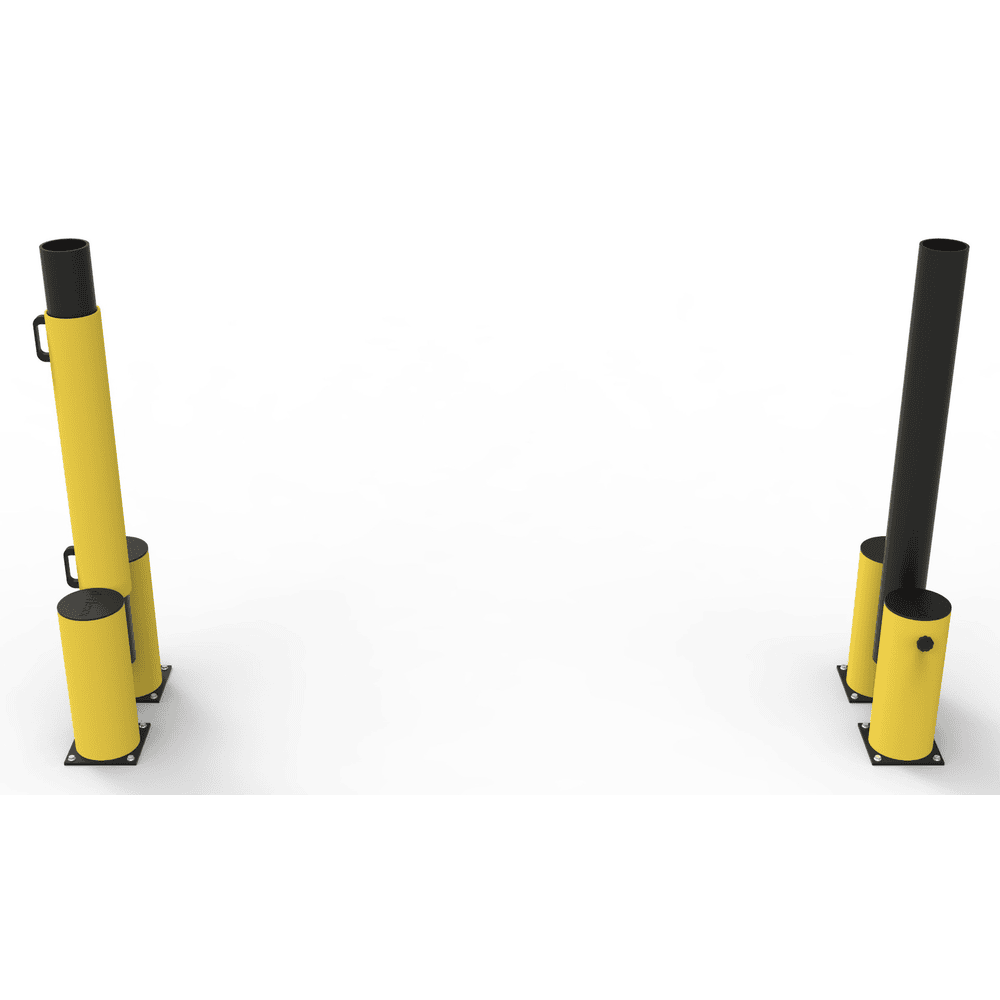 Dock Gate NOVEMBER, jaune-noir, 585 x 500 mm, en diverses tailles