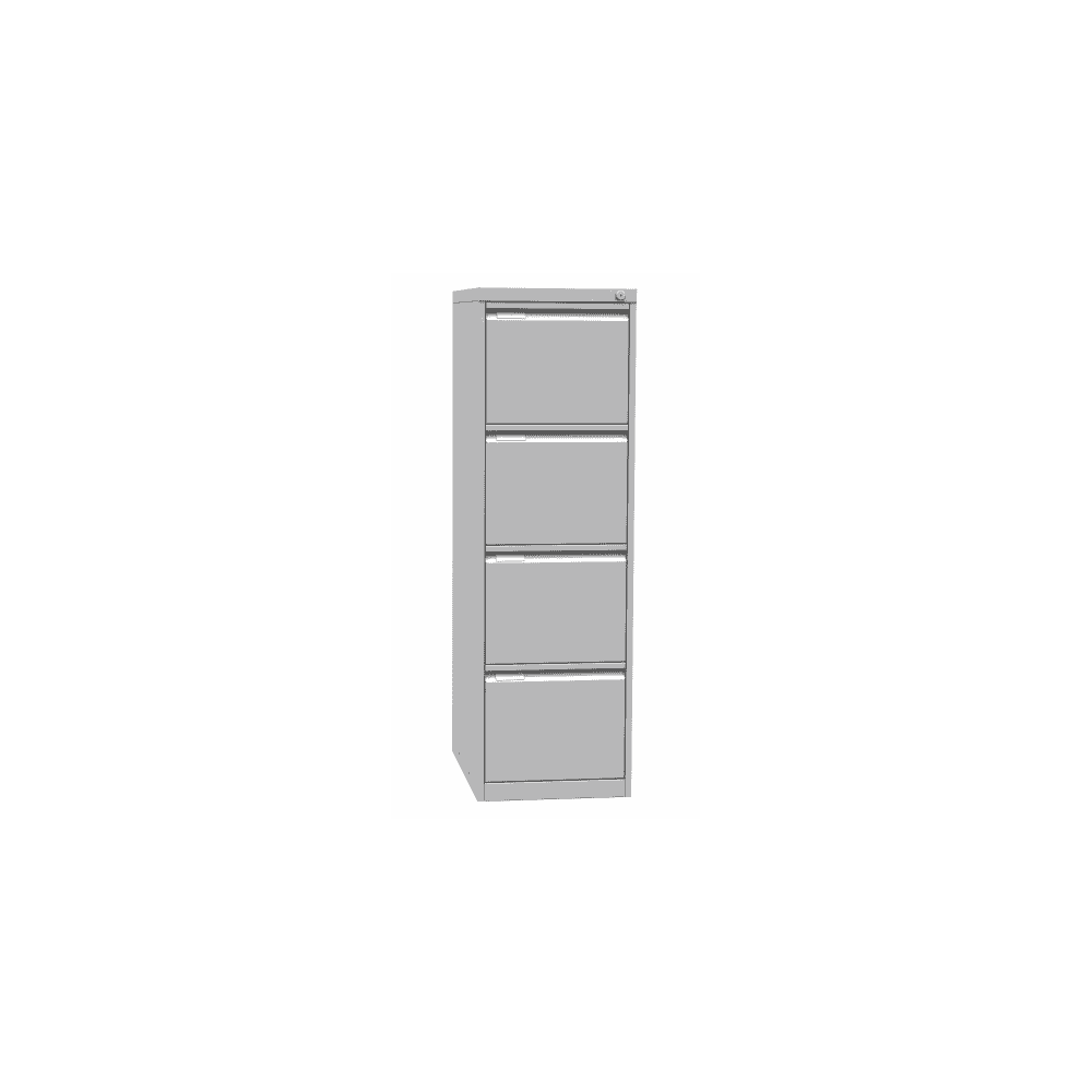 Armoire pour dossiers suspendus DIN A4 - verrouillable - avec plusieurs tiroirs, RAL 7035