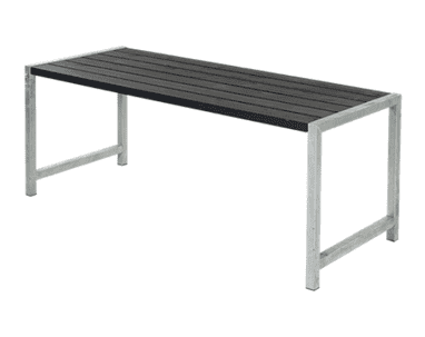 Planken-Gartentisch, 3 verschiedene Farben, 1860 x 770 x 730 mm