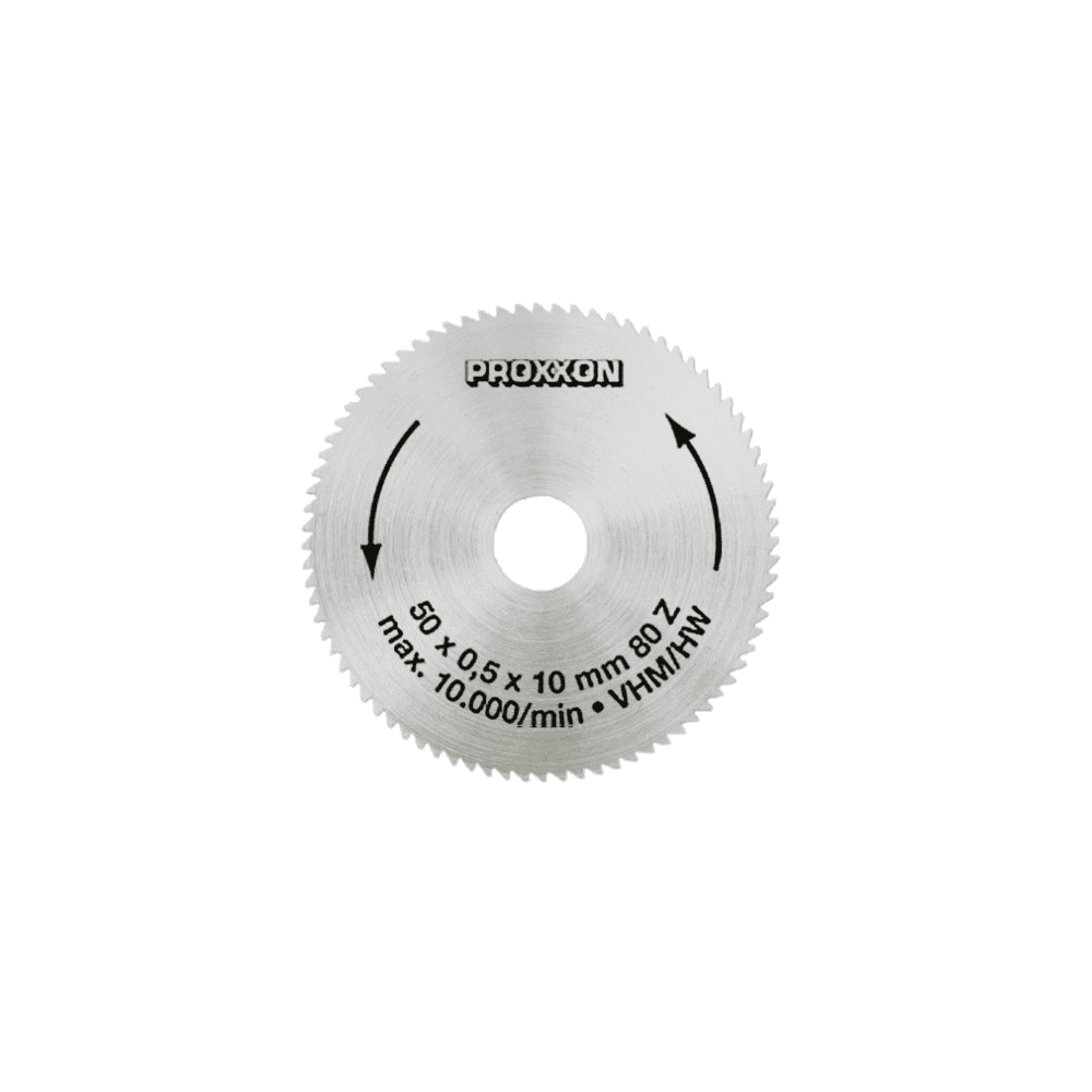 Proxxon Hartmetall-Sägeblatt (Vollmaterial), 50 mm (80 Z)