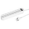 Steffen Steckdosenleiste COMPACT, T13 Steckdosen, mit Schalter, 10 A, IP20, 1.5 m Kabel, diverse Ausführungen