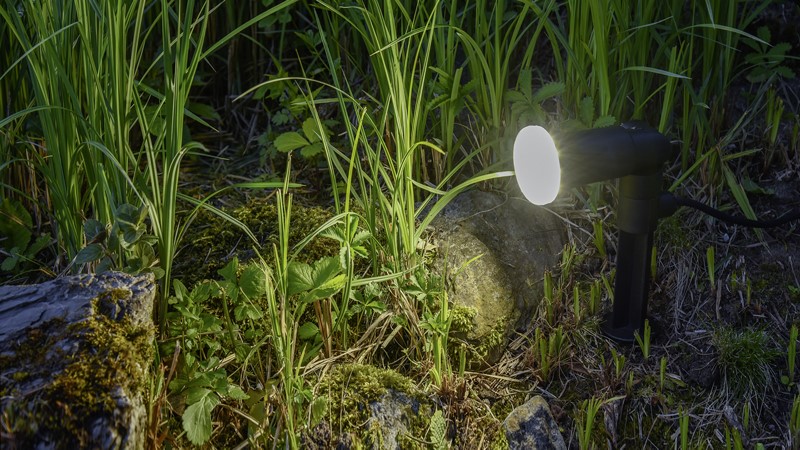 Steffen GardenLine Spot mit LED-Lampe 6W, 400lm, 4000K, H05RN-F, 3 m Kabel