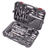 KRAFTWERK BASIC LINE Werkzeugkoffer, Steckschlüssel-Satz 1/4" + 1/2", inkl. Werkzeug, 115-teilig