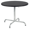 Schaffner Table de salon Davos, ronde, résistante aux intempéries et rabattable, en diverses exécutions