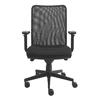 Ergonomischer Bürostuhl Hortensie mit Netzrücken, schwarz, höhenverstellbar, 500 x 450 mm