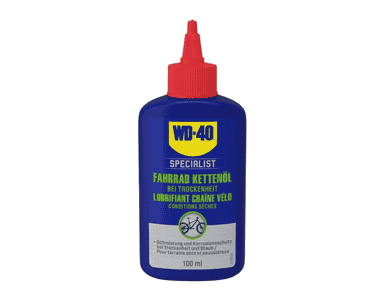 WD-40 Specialist Fahrrad Kettenöl bei Trockenheit, Inhalt 100 ml