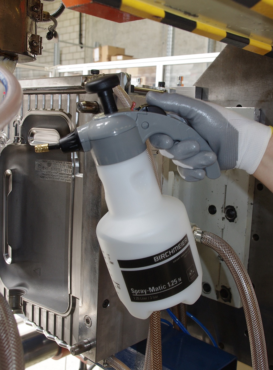 Birchmeier Pulvérisateur à pression Spray-Matic 1.25 N / 360°, avec buse régulatrice - pour professionnels du chantier