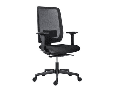 Chaise de bureau Eclipse avec dossier résille, en divers coloris