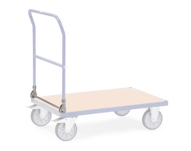 Fetra Articulation rabattable d'un côté pour chariot MultiVario, différentes largeurs de surface de chargement