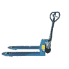 Handhubwagen / Palettrolli mit Handbremse, Gabellänge 1150 mm, Tragkraft 2500 kg, Gummi/PU
