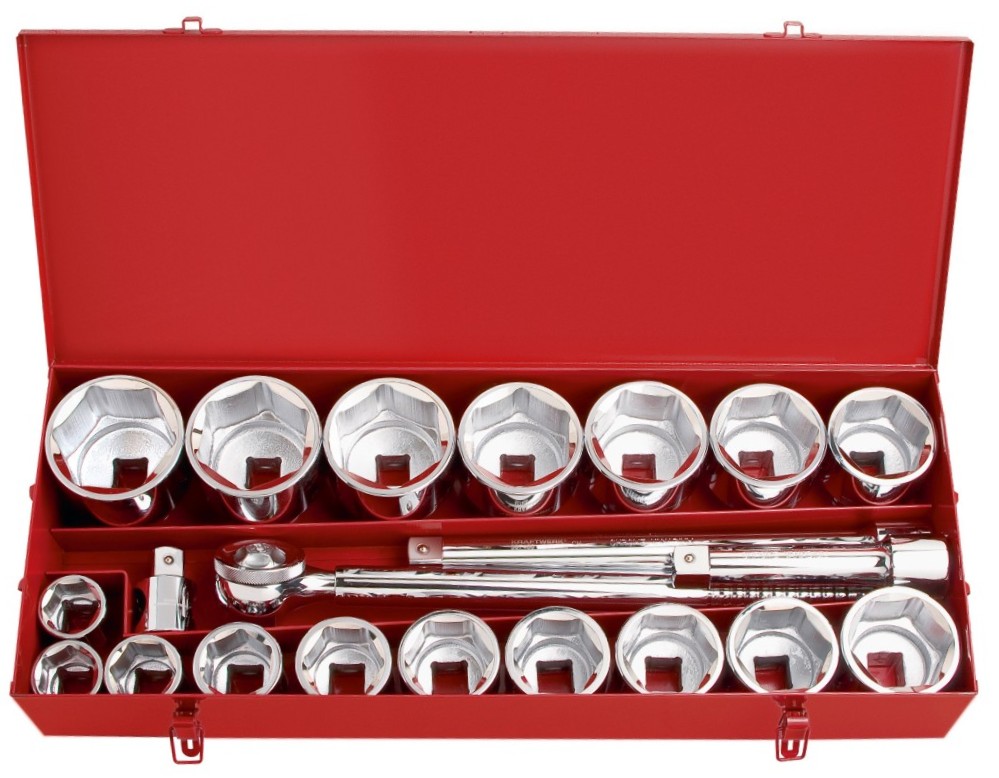 KRAFTWERK PRO LINE Steckschlüssel-Satz, LxBxH 685 x 275 x 105 mm