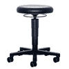 Allround Hocker Bimos 9463 mit Rollen, höhenverstellbar, schwarz