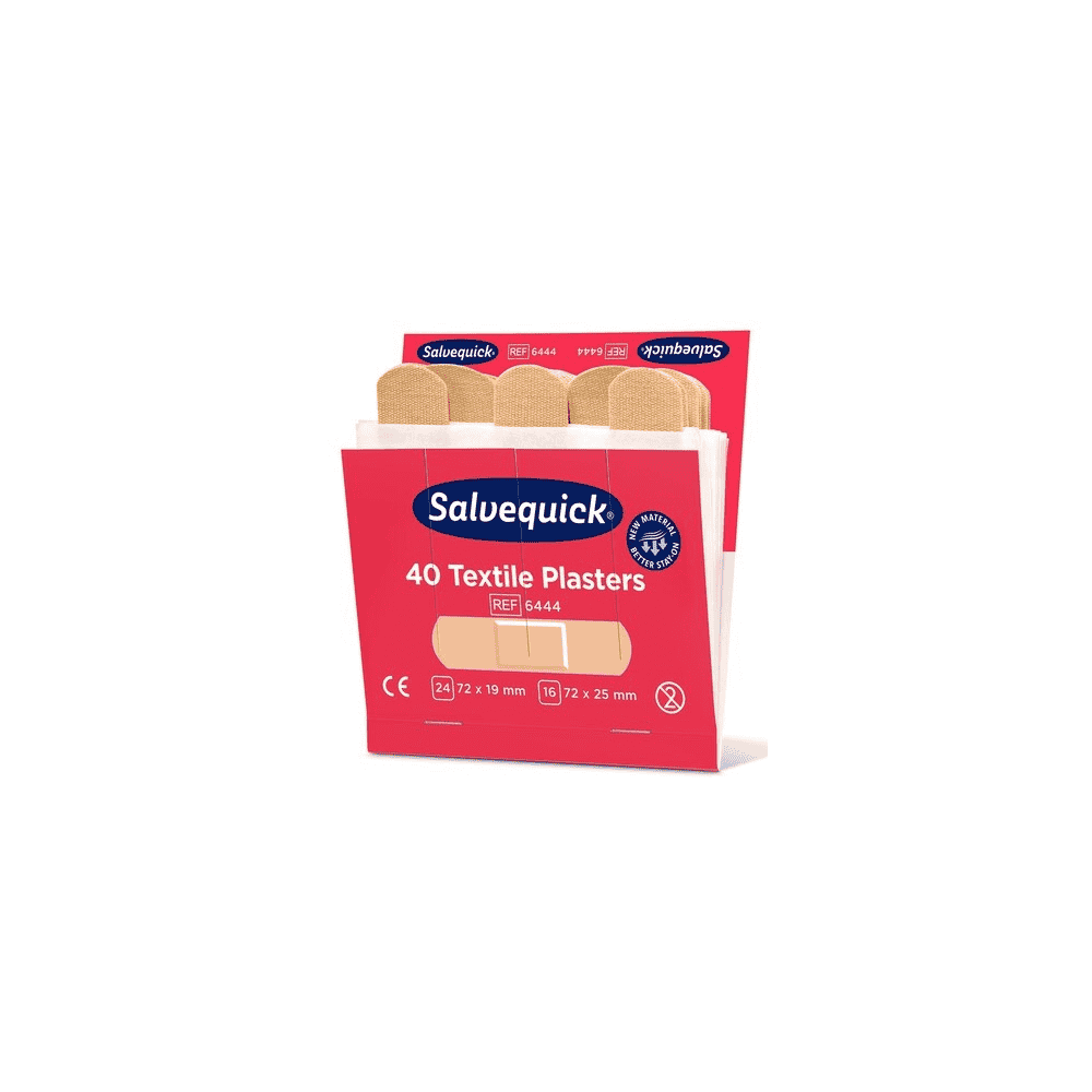 Pansements textiles, Salvequick 6444, paquet de 6 x 40 pièces