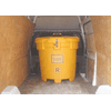 Grossvolumiger Sammelbehälter für gebrauchtes Küchenöl, Oliv Box, Volumen 500 Liter