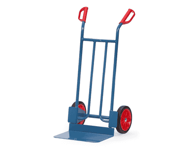 Fetra Diable en tube d'acier, hauteur 1150 mm, bavette extra large