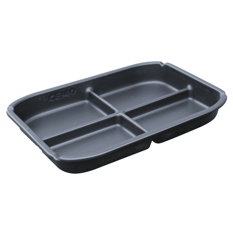 PE-Auffangschale mit Unterteilungen in zwei Grössen