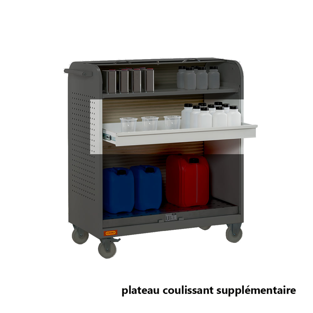 plateau coulissant supplémentaire