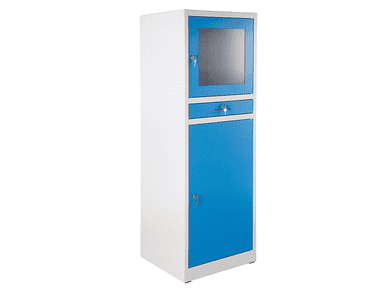 Armoire informatique en différentes versions | protection du matériel informatique contre la poussière et les dommages | mobile ou fixe