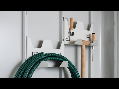 Biohort Support d'outils pour l'abri de jardin NEO, 2 pcs.