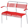 Schaffner Spaghetti Banc 2 places SÄNTIS, en divers modèles