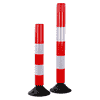 Flexible Absperrpfosten aus Polyethylen, in 3 Grössen
