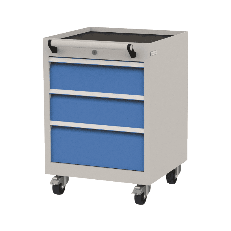 Bedrunka+Hirth Mobiler Schubladenschrank mit 3 Schubladen, R 18-16, 530 x 500 x 745 mm