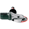 Metabo Akku-Flachkopf-Winkelschleifer WVBF 18 LT BL 11-125 Quick, 18 V (Solo) mit metaBOX 165 L