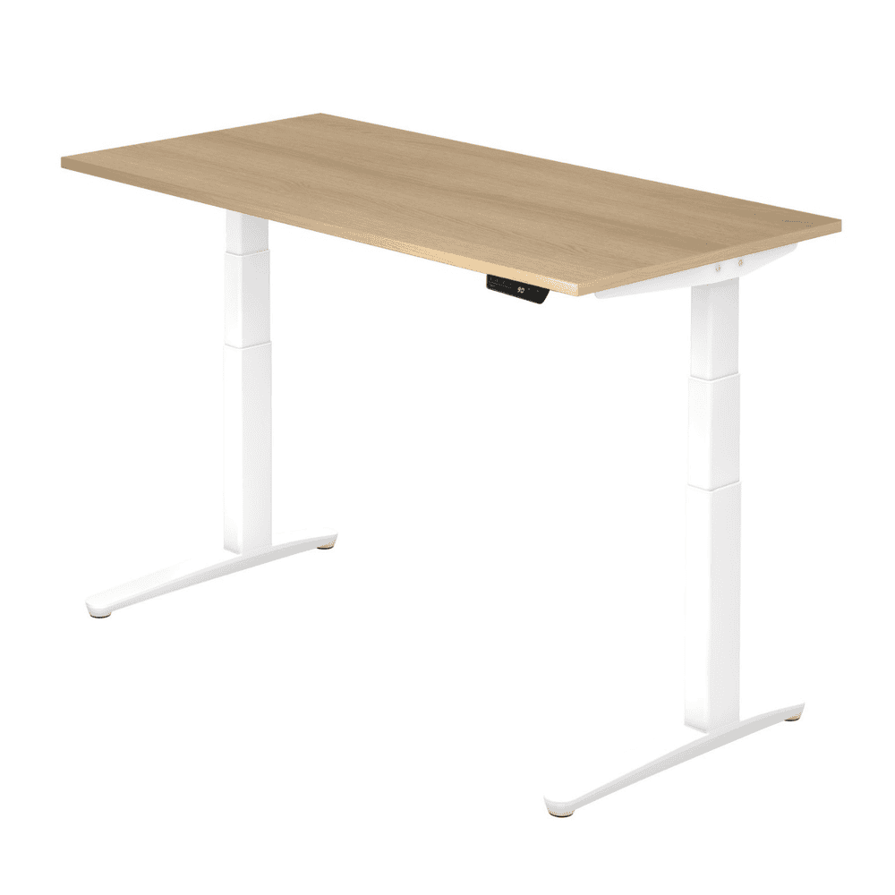 Ergonomischer Stehtisch Lausanne mit Memory-Schalter, elektrisch höhenverstellbar, in diversen Ausführungen