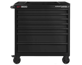 KRAFTWERK BT LINE Chariot d'atelier BT900, 7 tiroirs, noir, vide, L x P x H 919 x 474 x 1000 mm