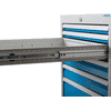 Bedrunka+Hirth Schublade inkl. Schienen, Schubladennutzmass 450 x 600 mm, R 18-24
