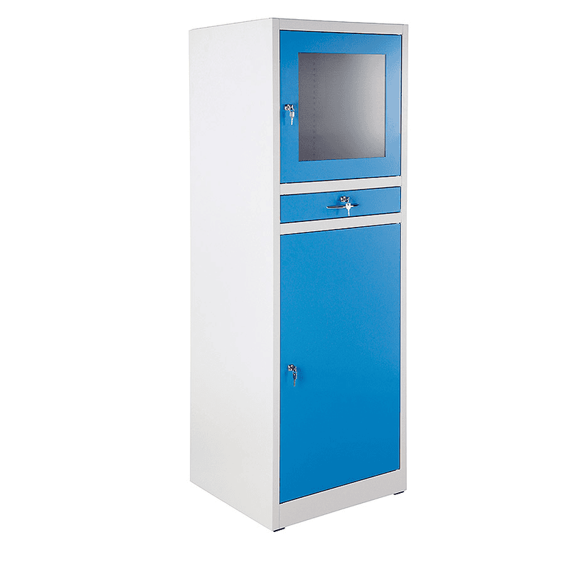 Armoire informatique en différentes versions | protection du matériel informatique contre la poussière et les dommages | mobile ou fixe