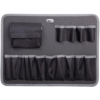KRAFTWERK BASIC LINE Alu-Werkzeugkoffer mit Metalleckenschutz, leer, BxTxH 430 x 331 x 150 mm