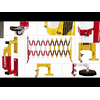 Barriere extensible avec rouleaux