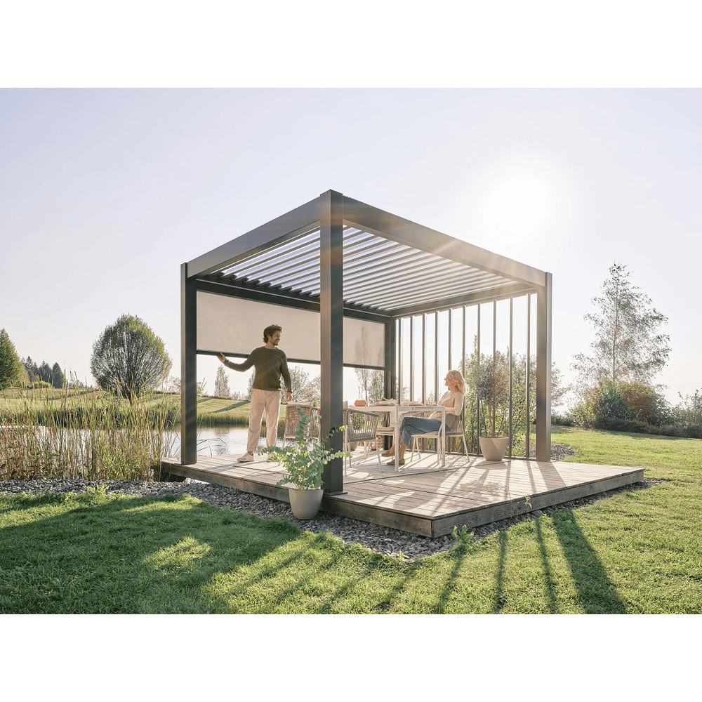 Biohort Sonnenschutzrollo elektrisch - Zubehör zu Pergola, in 3 Farben