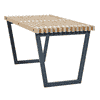 Siesta-table de jardin, bois flottant coleur, 1380 mm
