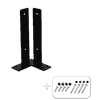 PLUS Pergola Cubic en bois, noir RAL 9005, L x P x H 3870 x 3870 x 2170 mm