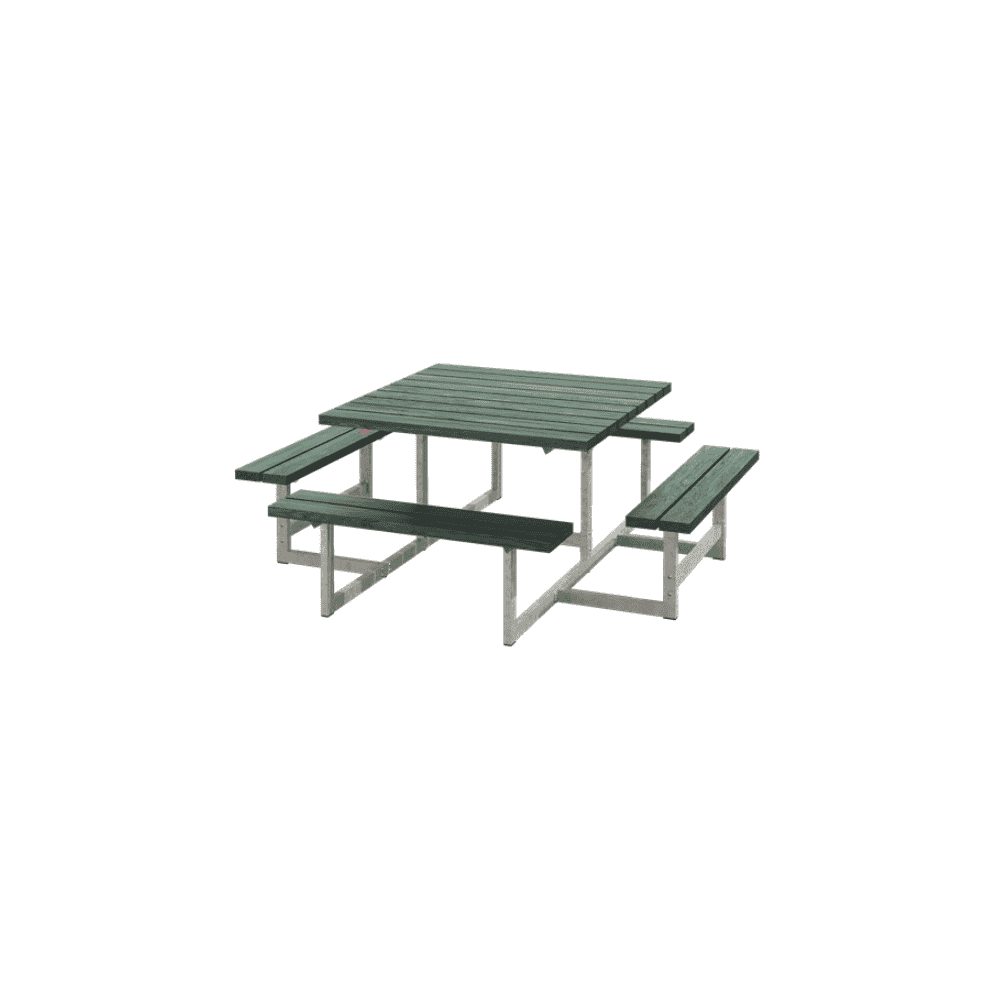 Picnic meuble de jardin combiné, ReTex, vert, 2000 x 2000 x 730 mm