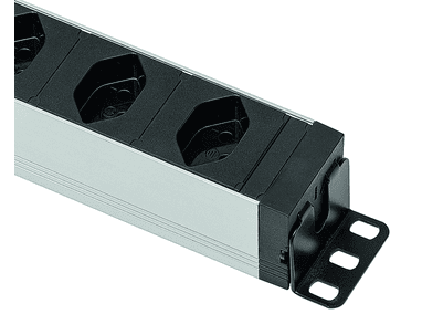 Steffen Steckdosenleiste ALU MODULAR PDU, 8 x T13, 10 A, IP20, 3 m Kabel, mit Überstromschutz, diverse Farben