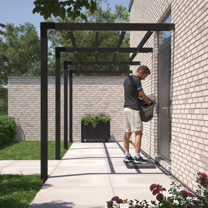 Plus Pergola Arcade, pergola adossée, différentes tailles