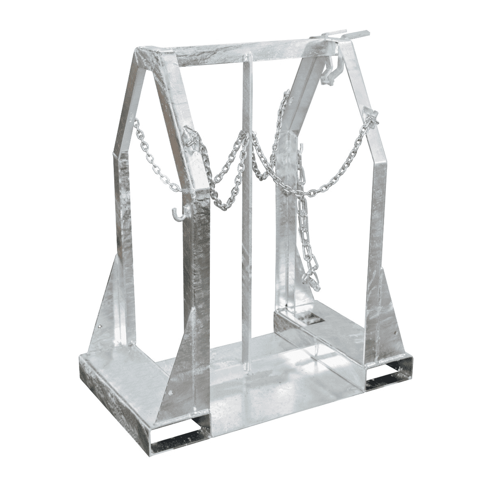 Palette pour bouteilles en acier, type SFP pour bouteilles de gaz acier Ø 250 mm
