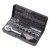 KRAFTWERK BASIC LINE Steckschlüssel-Satz 1/4", 82-teilig, BxTxH 150 x 237 x 51 mm