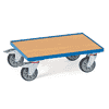 Fetra Eurokasten-Roller mit Bodenplatte und Rand 15 mm hoch