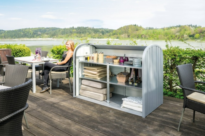 Biohort StoreMax® VeloGarage, Mülltonnenbox, Geräteschrank, in 3 Grössen und Farben