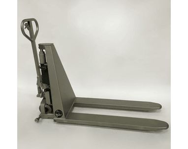 Scherenhubwagen aus rostfreiem Stahl, Gabellänge 1200 mm, in 2 Ausführungen